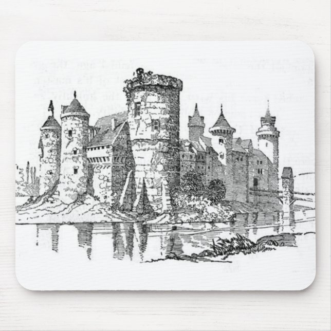 Medieval Castle Mouse Pad Musmatta (Framsidan)