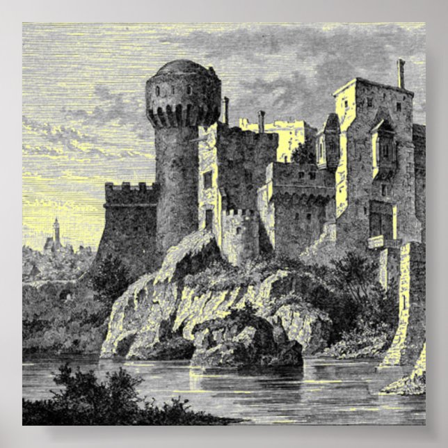 Medieval Castle Poster (Framsidan)