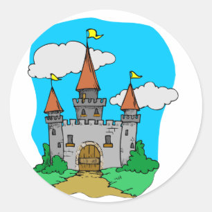 Medieval Castle Runt Klistermärke