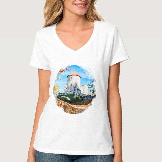 Medieval castle T-Shirt (Framsida)
