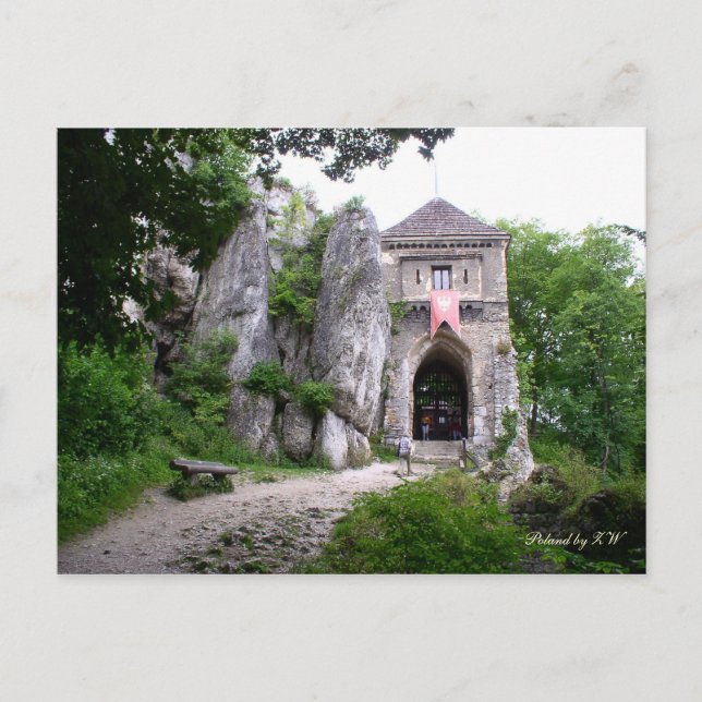 Medieval Castle vycard Vykort (Framsida)