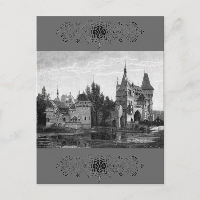 Medieval Castle vycard Vykort (Framsida)