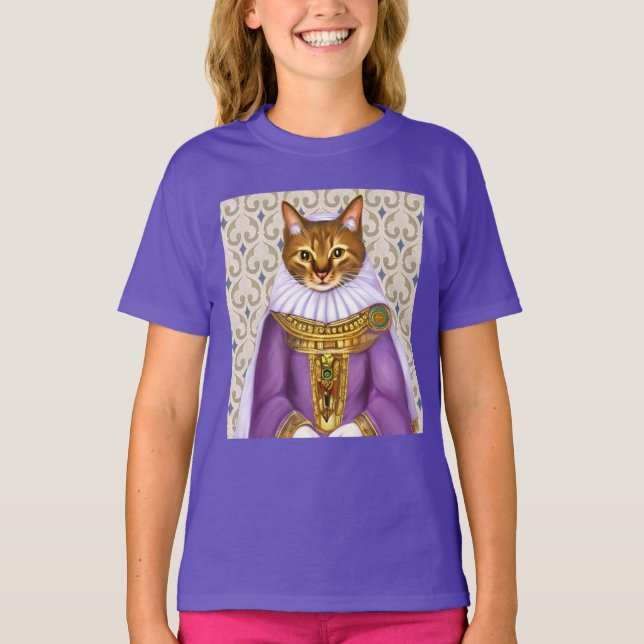 Medieval Cat Maiden Barn Tee (Framsida)