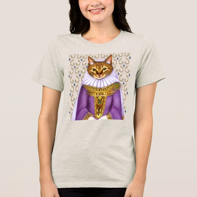 Medieval Cat Maiden T Shirt (Framsida)