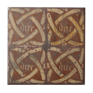 Medieval Celtic Knot Kakelplatta