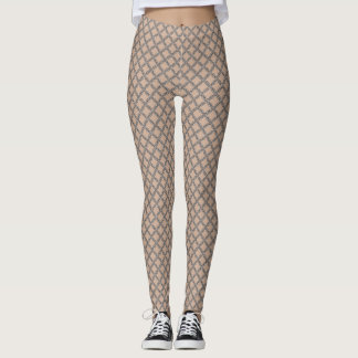 Medieval Chainmail Silver Mönster Leggings