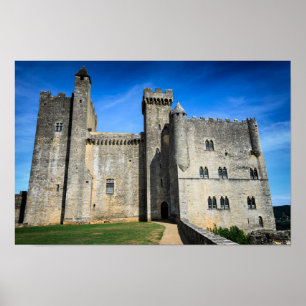 Medieval chateau de Beynac castle poster
