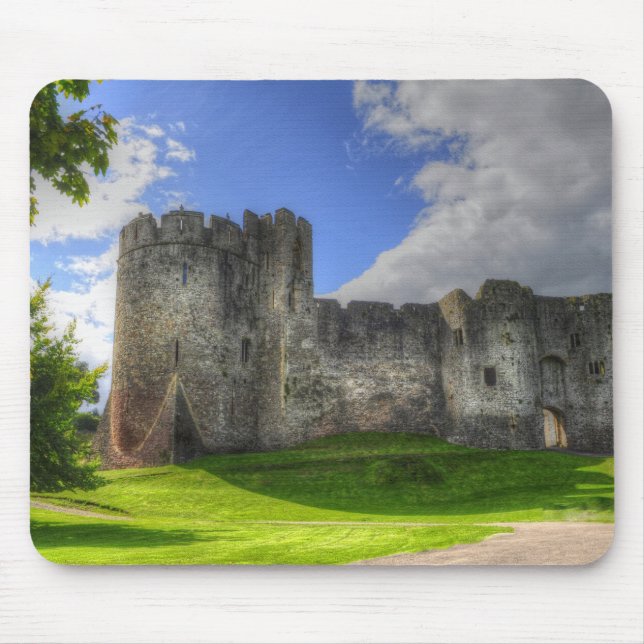 Medieval Chepstow Castle Monmouthshire, Wales, UK Musmatta (Framsidan)