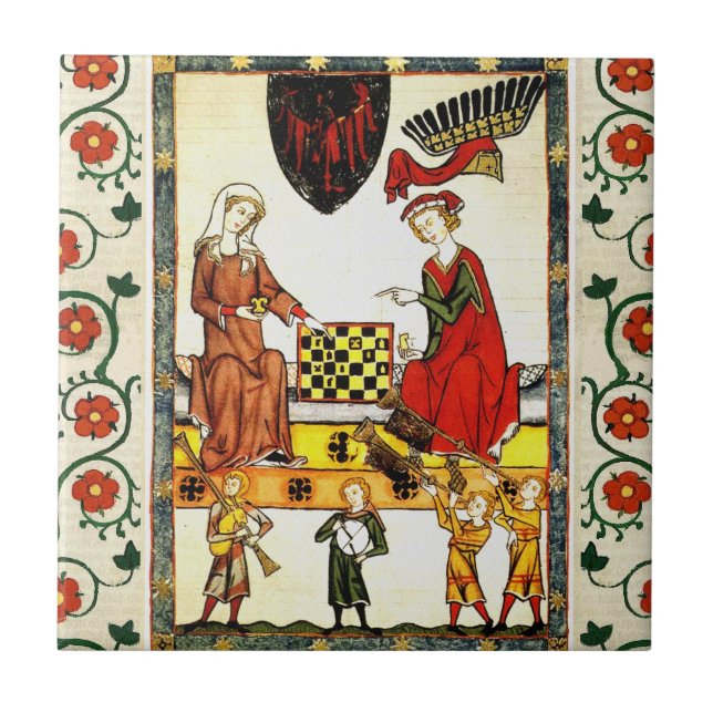 MEDIEVAL CHESS PLAYERS IN COURT OCH RED VILD RO KAKELPLATTA (Framsidan)
