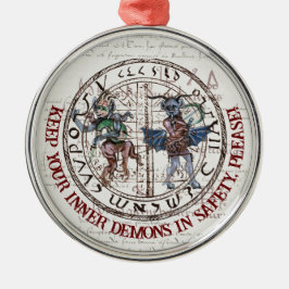 Medieval Demon jul Ornament Charm