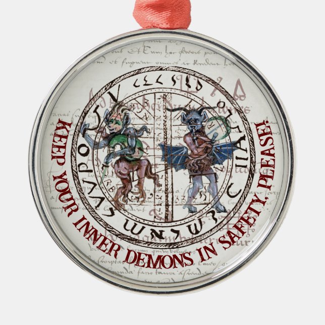 Medieval Demon jul Ornament Charm (Framsidan)