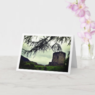 Medieval Dolbadarn Castle, North Wales Kort