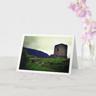 Medieval Dolbadarn Castle, North Wales Kort