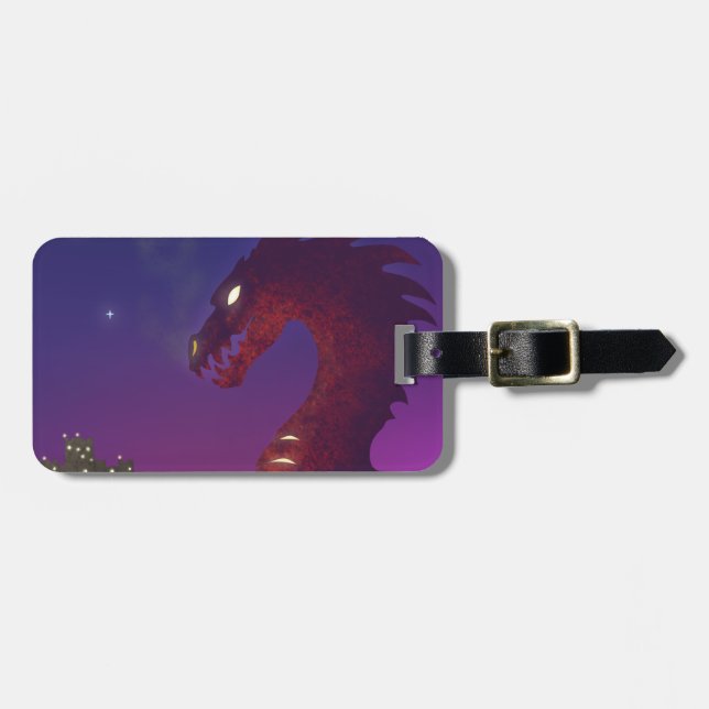Medieval Dragon Bagagebricka (Horisontell Framsida)