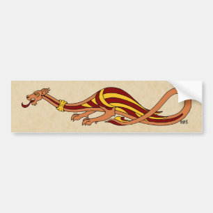 Medieval Dragon Design 2015 Bildekal