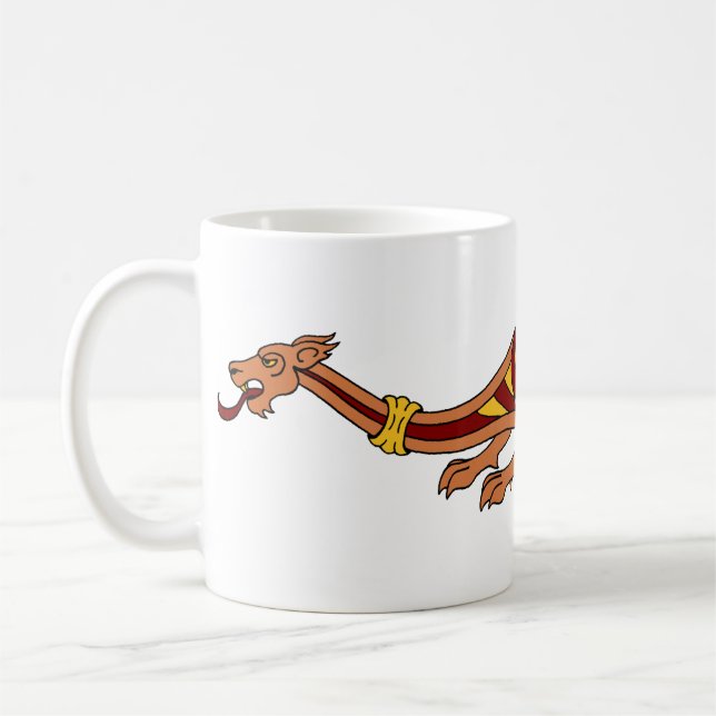 Medieval Dragon Design 2015 Kaffemugg (Vänster)