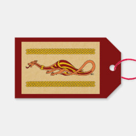 Medieval Dragon Design 2015 Presentetikett