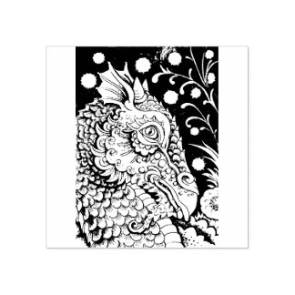 MEDIEVAL DRAGON FANTASY, GOTHIC, PORTRÄTT, SCALES STÄMPEL