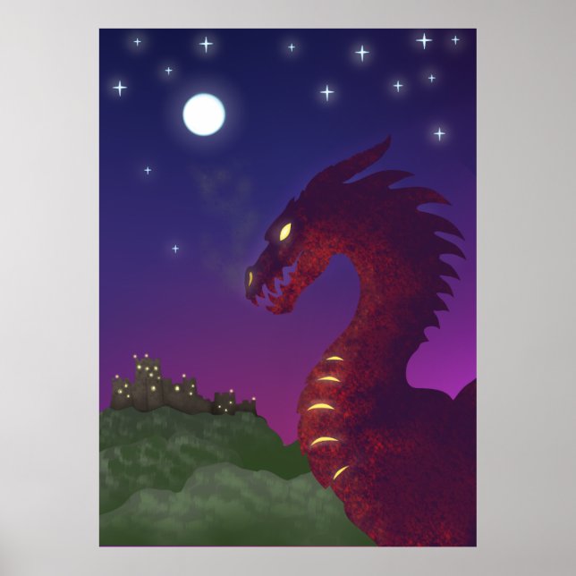 Medieval Dragon Poster (Framsidan)
