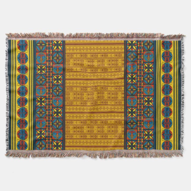 Medieval Elegance: Spanska kulturarvet Throw Blank Filt (Framsidan)