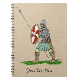 Medieval English/Saxon Warrior Anteckningsbok