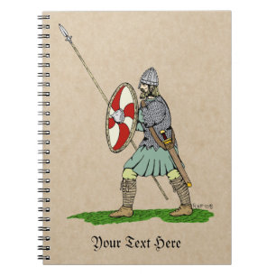 Medieval English/Saxon Warrior Anteckningsbok