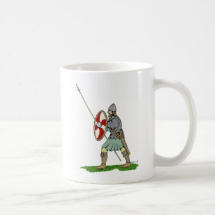 Medieval English/Saxon Warrior Kaffemugg