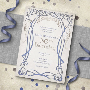 Medieval Fantasy 30års födelsedag Inbjudningar