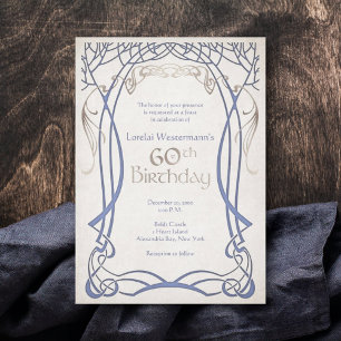 Medieval Fantasy 60:e födelsedagen Inbjudningar