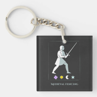 Medieval Fencing – Knight Stance Minimalist Design