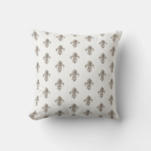 Medieval Fransk Fleur de Lis Dekorativ kudde