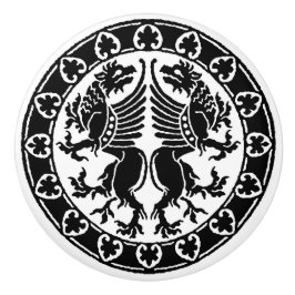 Medieval Griffins Knopp