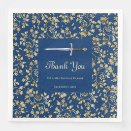 Medieval Guld Pappersservett