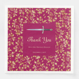 Medieval Guld Pappersservett