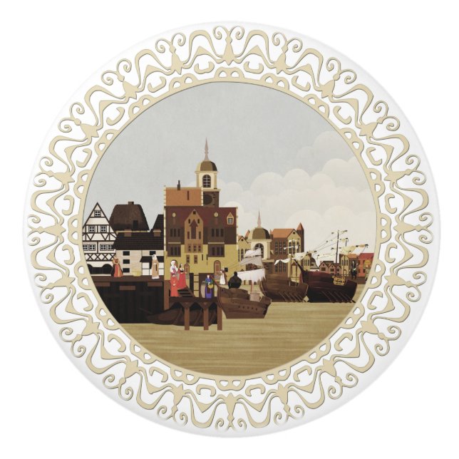 Medieval Harbour Knopp (Framsidan)