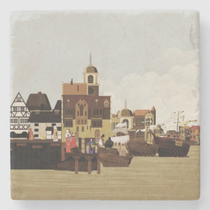 Medieval Harbour Stenunderlägg