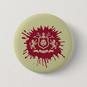 Medieval Heraldic Lejon Jackar av Arm- Button Knapp