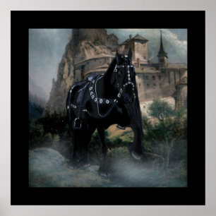 Medieval Horse - Poster
