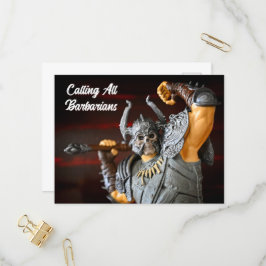 Medieval Inbjudan Vykort