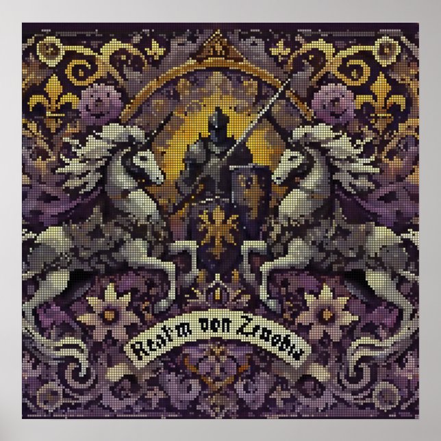 Medieval inspirerad väggkonst (Framsidan)