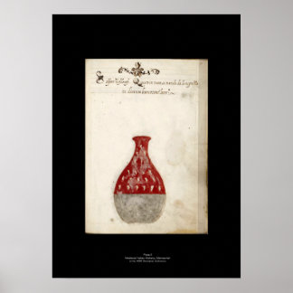 Medieval Italienska Alchemy Poster Plate 9
