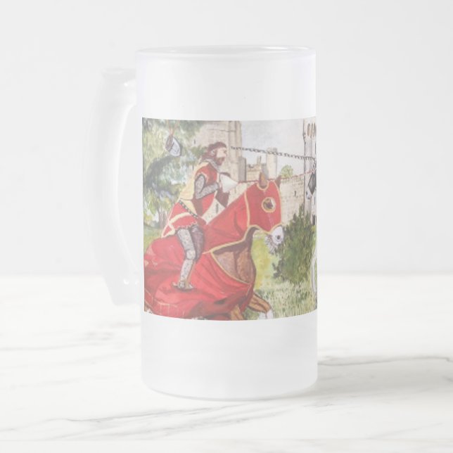 Medieval Joust framför Castle Beer Mugg (Framsida vänster)