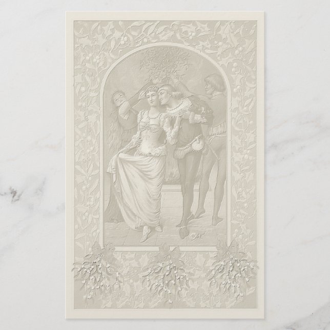 Medieval jul brevpapper (Framsida)