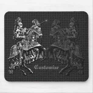 Medieval Knight Black & White Musmatta