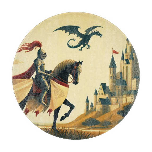 Medieval Knight/drake/castle fantsy (Framsidan)