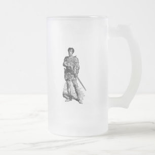 Medieval Knight Frostat Ölglas