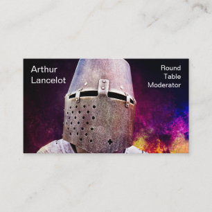 Medieval Knight Funny Anpassade Visitkort