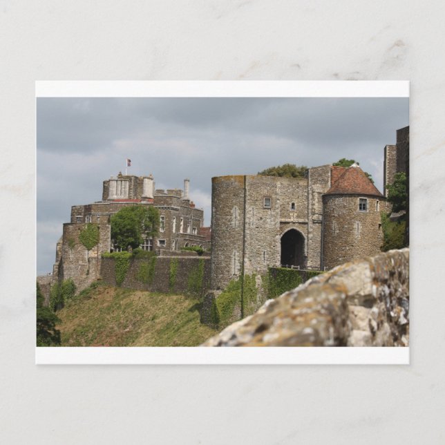 Medieval Knight Horses Lejon Castle Party Destiny Vykort (Framsida)