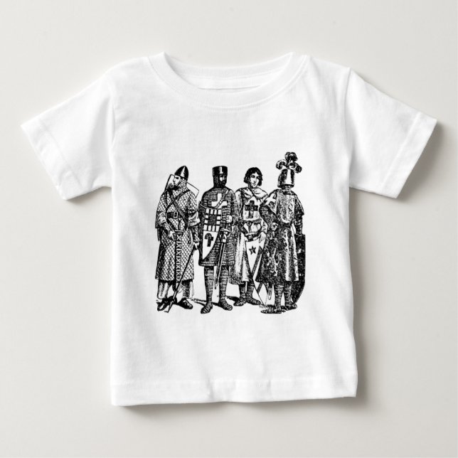 Medieval Knight Infants Shirt Tee Shirt (Framsida)