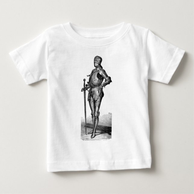 Medieval Knight Infants Shirt Tee Shirt (Framsida)
